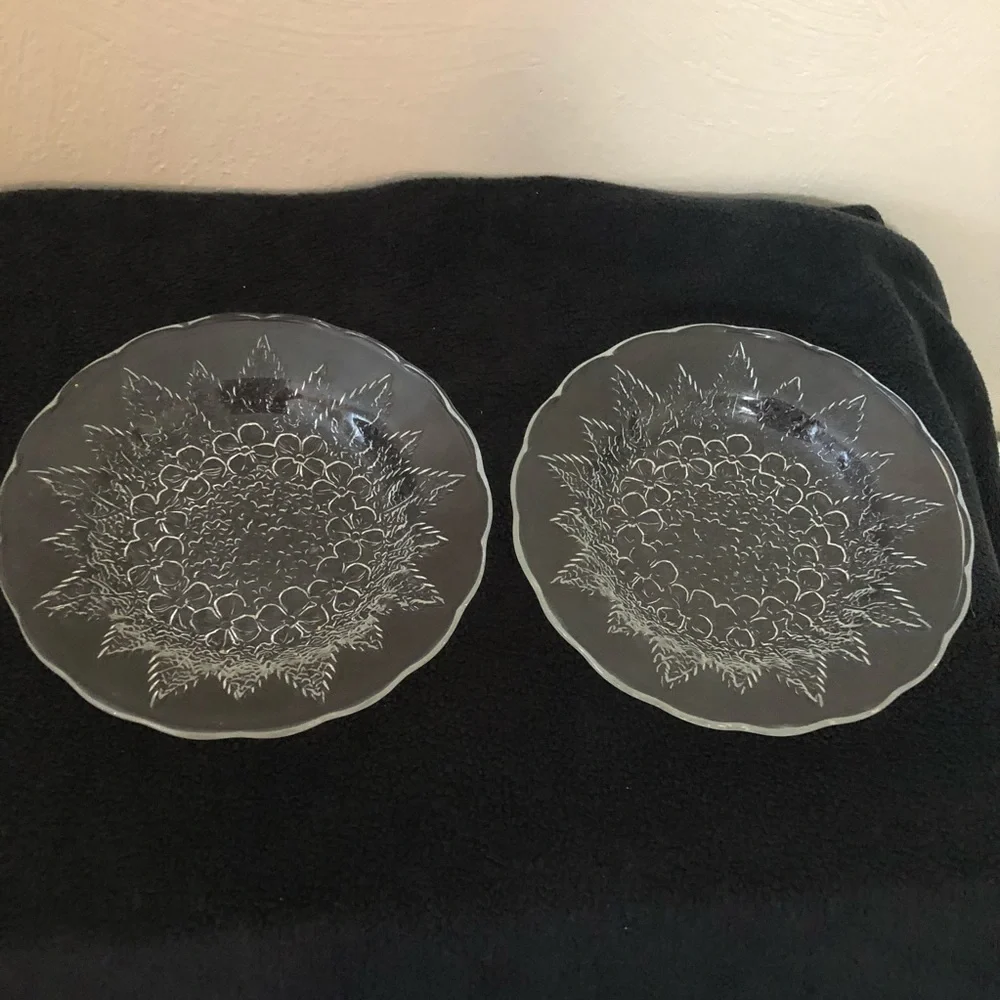 KIG Indonesia Dogwood Flower Saucer/Bowl Vintage